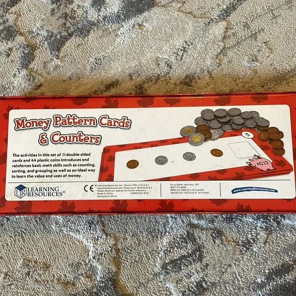 Learning Resources Money Pattern Cards and Counters - Picture 2 of 7